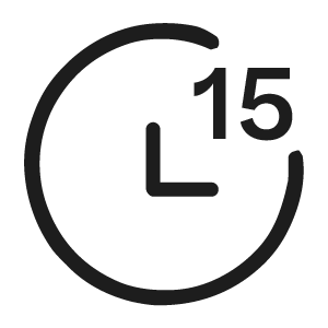 Often felt within  15–30 minutes